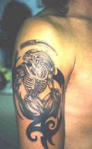 Tattoo aus dem Film Alien
