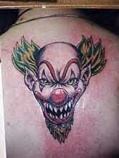 Böser Clown Tattoo