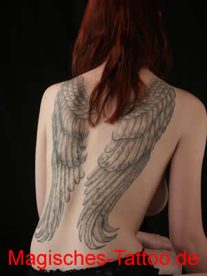 Rücken engel tattoos Das beliebte