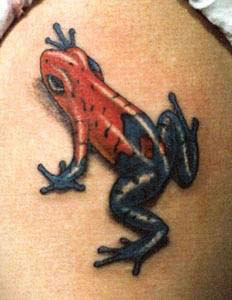 3d Frosch Tattoo